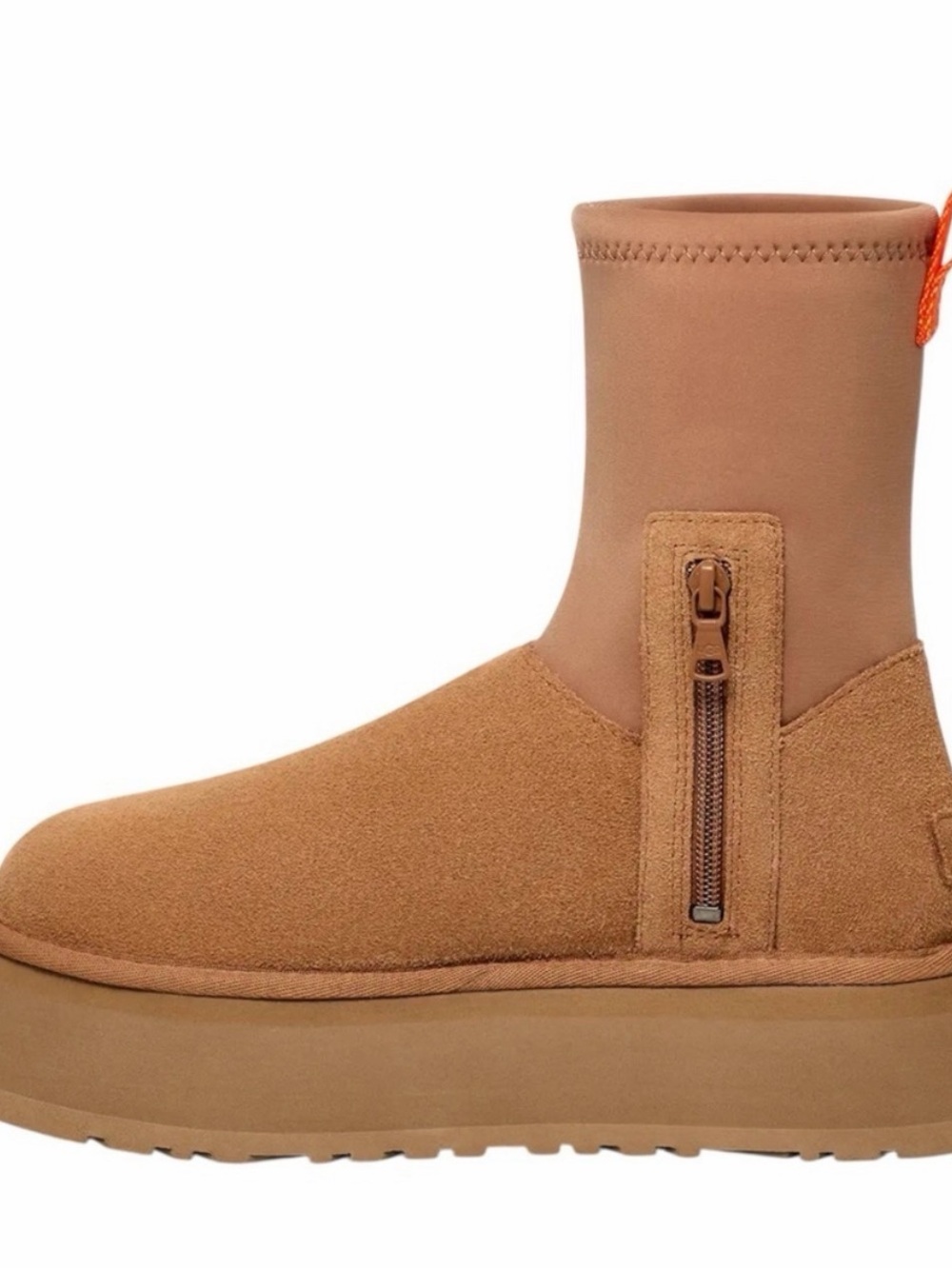 UGG Dipper Chestnut Platform Boots - Picture 4 of 4